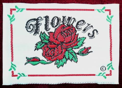 Ruban tissé au jacquard