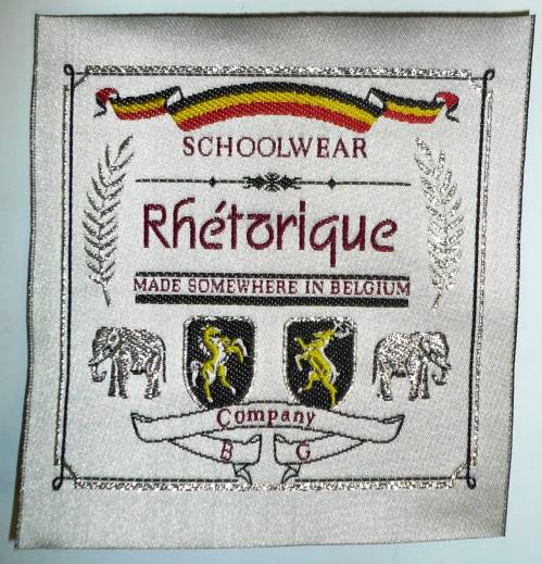 Ruban tissé au jacquard