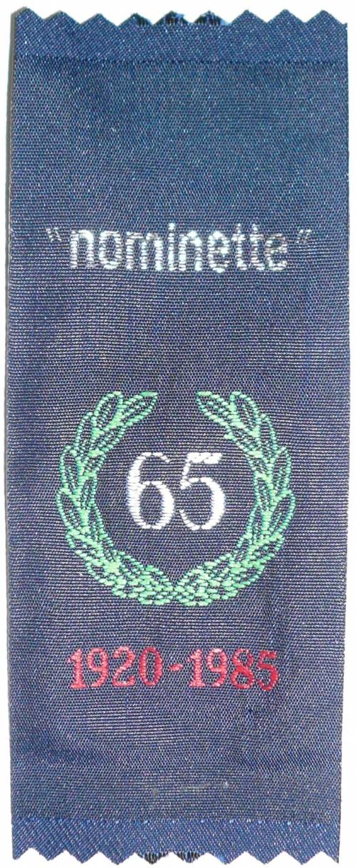 Ruban tissé au jacquard double face