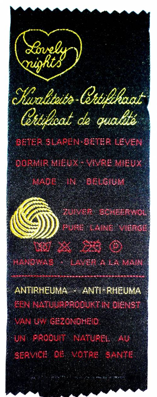 Ruban tissé au jacquard