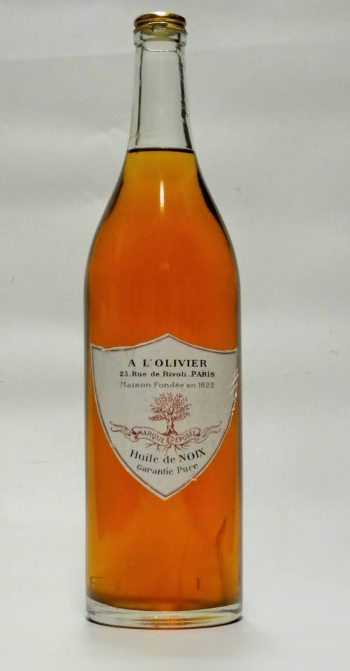 Bouteille d'huile "À l'Olivier"