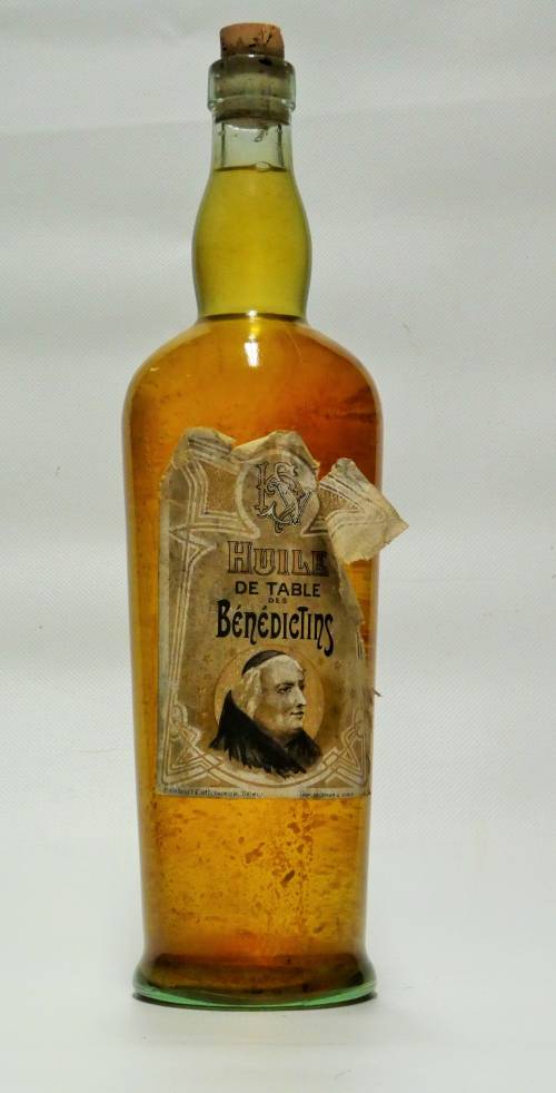 Bouteille d'huile des Bénédictins
