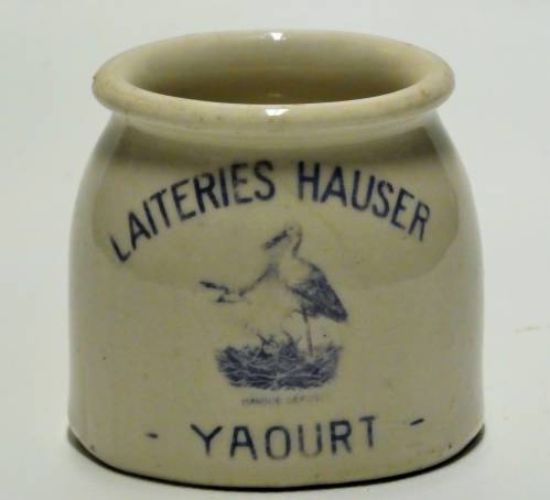 Pot de yaourt "Laiteries Hauser"