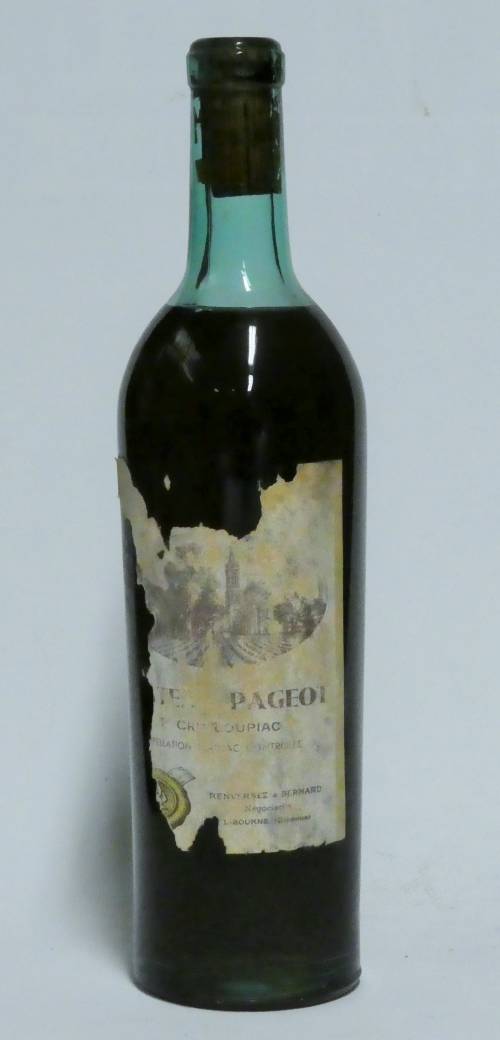 Bouteille de vin "Château Pageot"