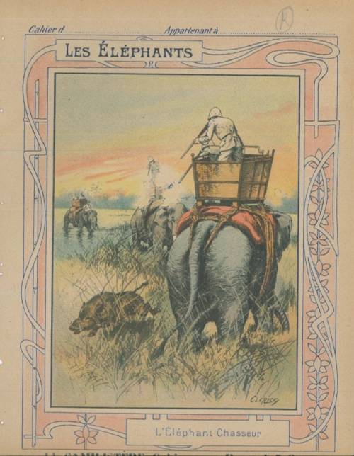 Série Eléphants Coll. Godchaux)