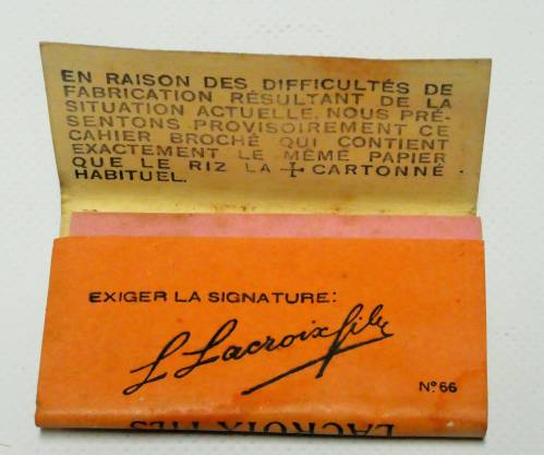 Paquet de feuilles à cigarettes "Rizla+"