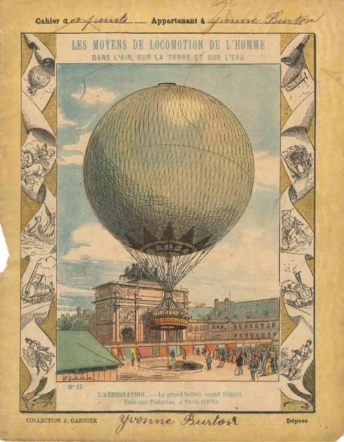 Série Aérostation (Coll. Garnier)