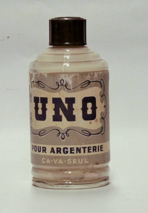 Bouteille de produit pour argenterie "Uno"
