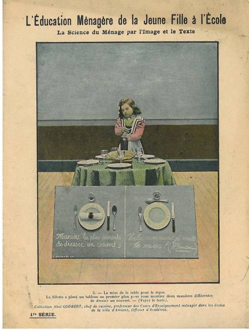 Série Education ménagère