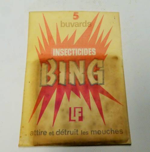 Sachet de buvards insecticides "Bing"