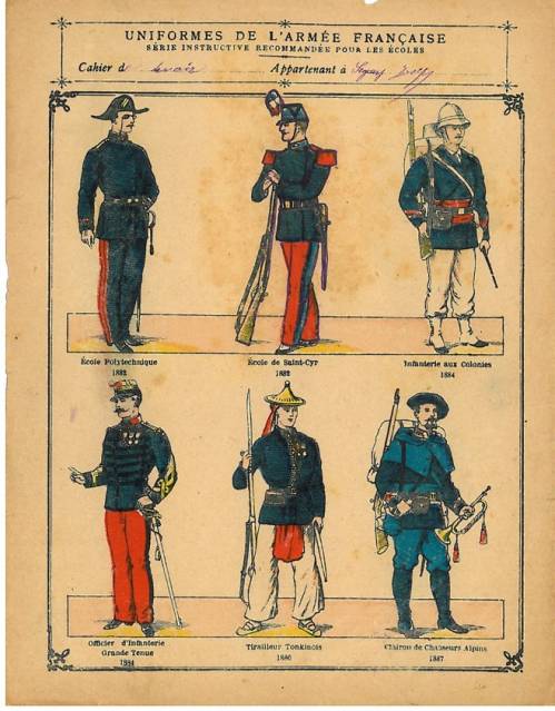 Série Uniformes de l’armée française (1)