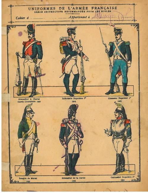 Série Uniformes de l’armée française (1)