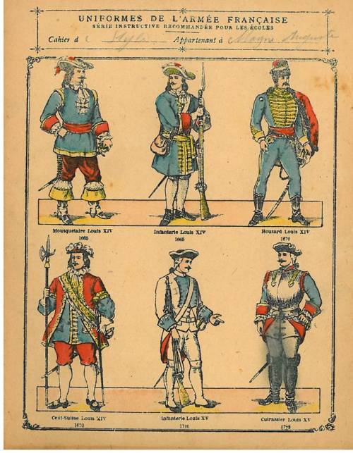 Série Uniformes de l’armée française (1)