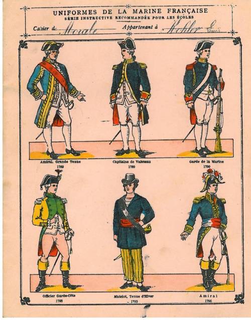 Série Uniformes de l’armée française (1)