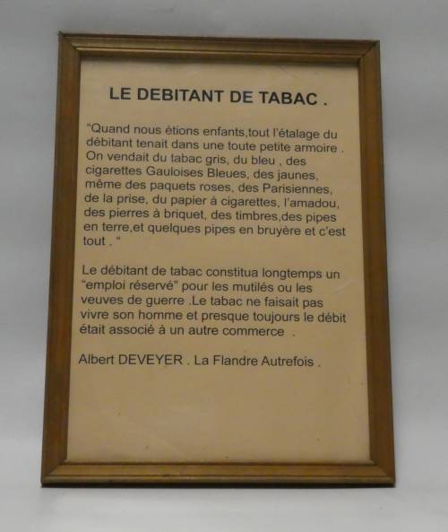 Affiche "Le Débitant de Tabac"
