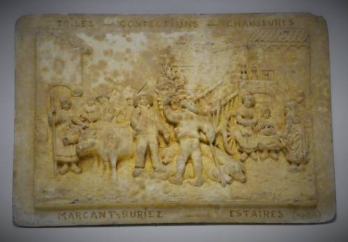 Plaque publicitaire "Marcant-Buriez"