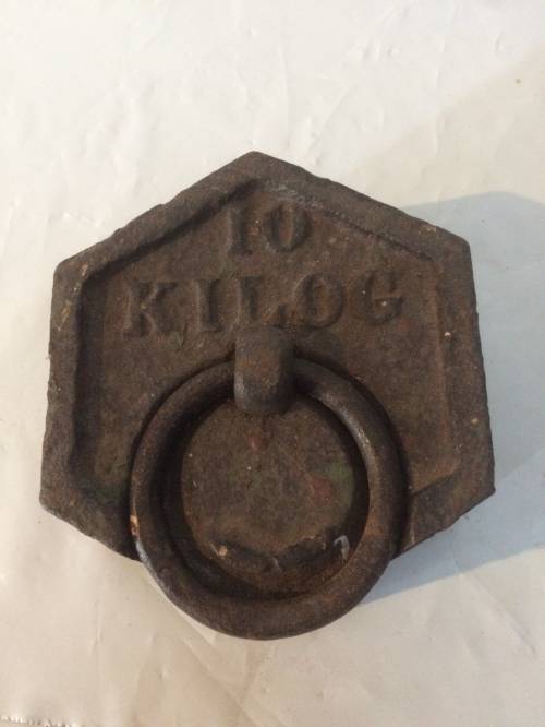 Poids en fonte 10kilos