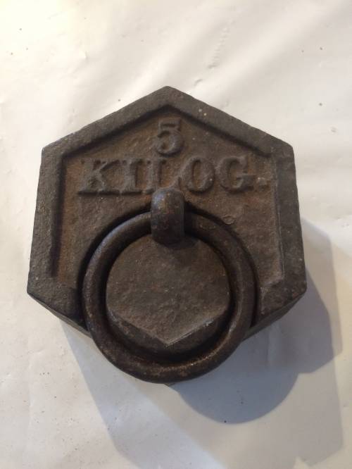 Poids en fonte 5kilos