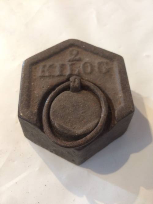 Poids en fonte 2kilos