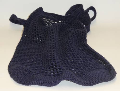 Sac à provision en coton bleu