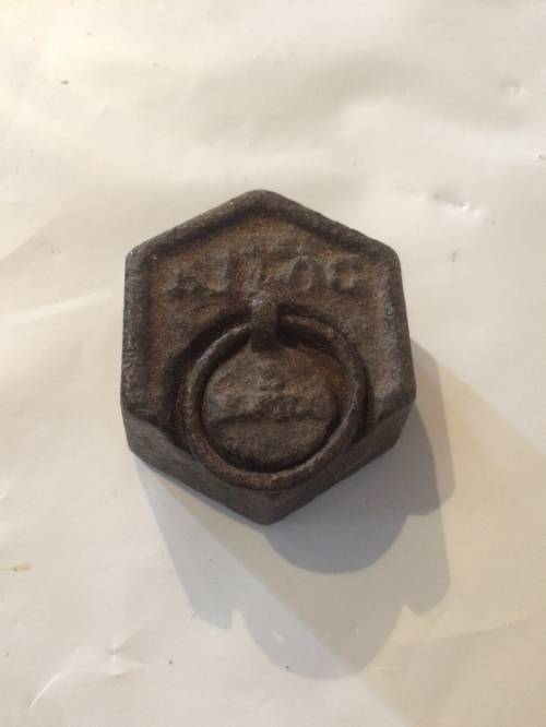 Poids en fonte 1/2 kilo